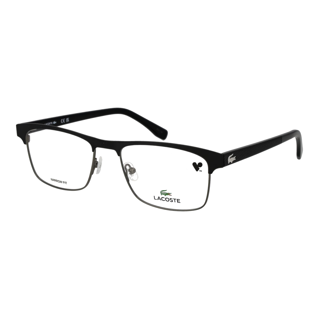 Lacoste glasses, Metal frame, Lacoste Optical Frames L2198N 001 55 – Burghley & Co (Image 1)