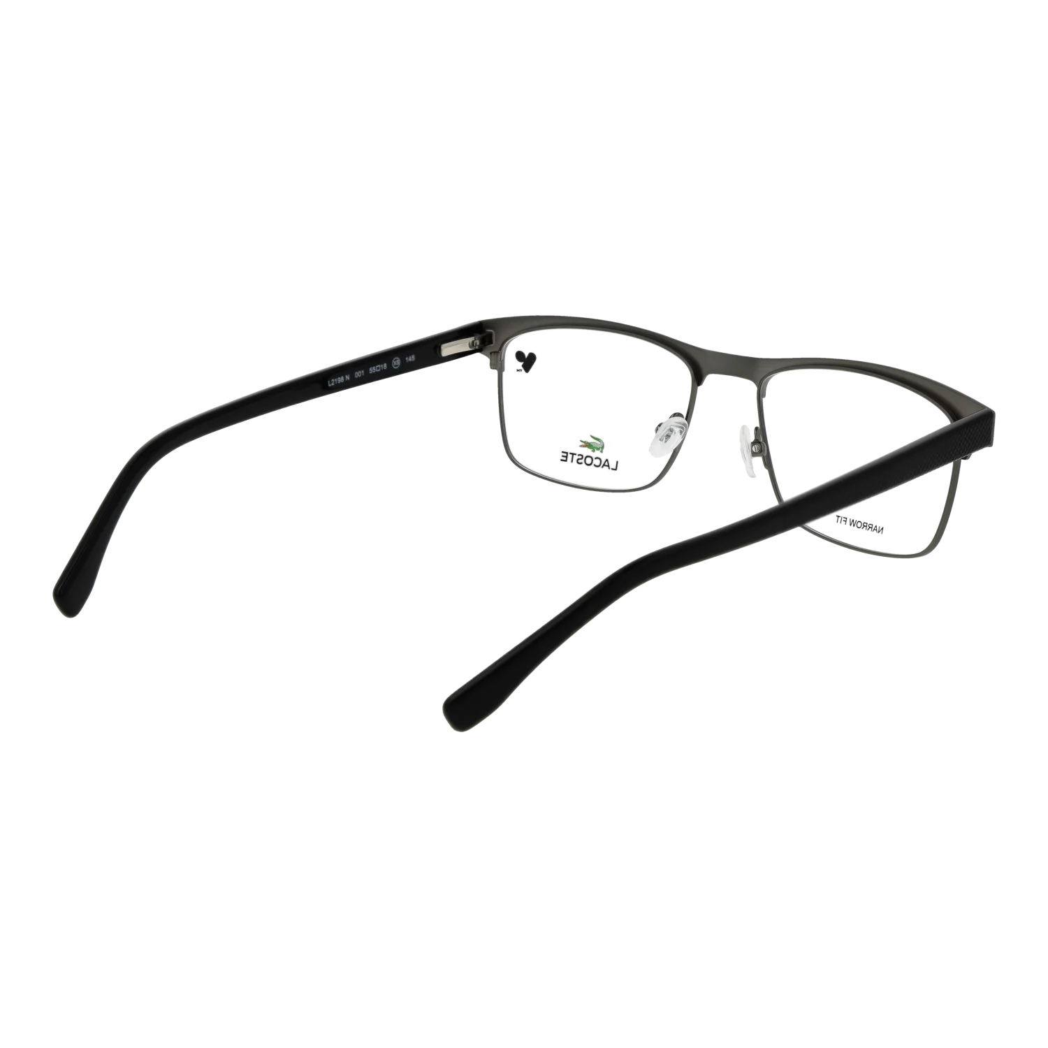 Lacoste glasses, Metal frame, Lacoste Optical Frames L2198N 001 55 – Burghley & Co (Image 3)