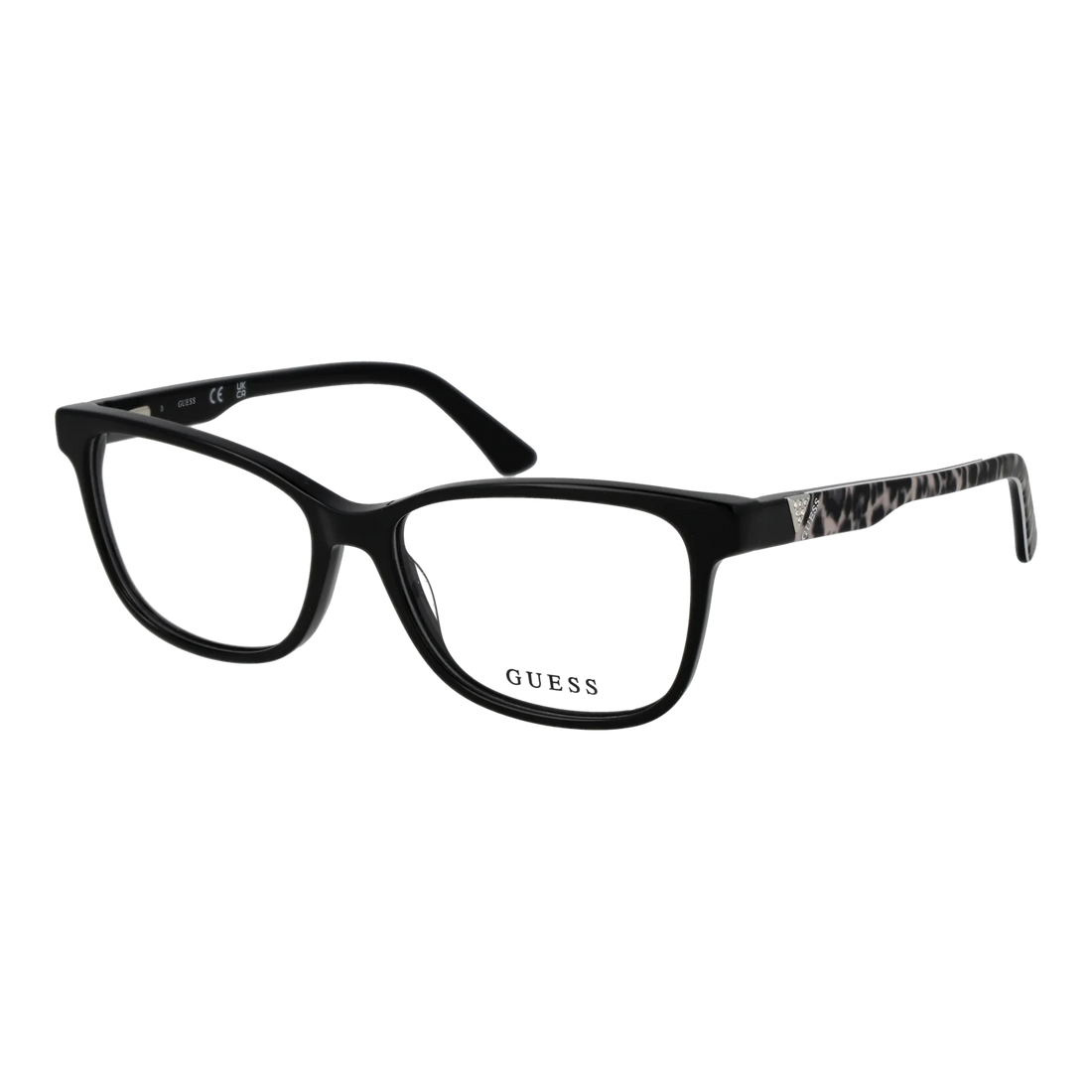 Guess Rectangle glasses, Acetate frame, Guess Optical Frames GU2943 001 54 – Burghley & Co (Image 1)