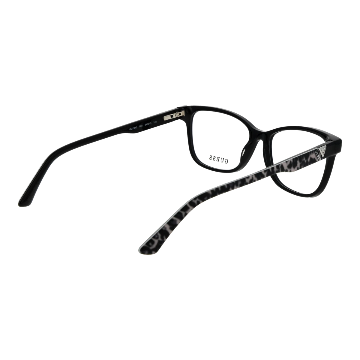 Guess Rectangle glasses, Acetate frame, Guess Optical Frames GU2943 001 54 – Burghley & Co (Image 3)
