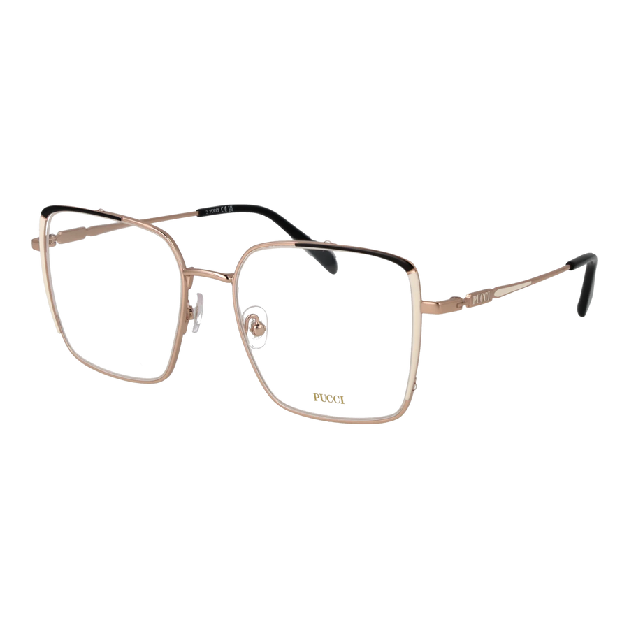 Pucci Square glasses in  and , Metal frame, Pucci Optical Frames EP5221 028 53 – Burghley & Co (Image 1)