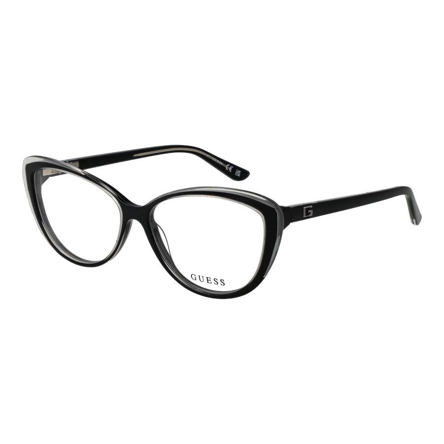 Guess Cat-eye glasses, Acetate frame, Guess Optical Frames GU2978 005 55 – Burghley & Co (Image 1)