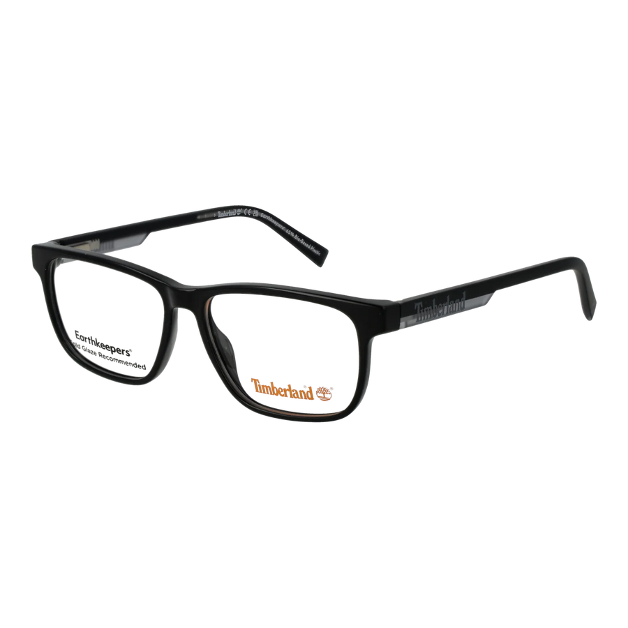 Timberland Rectangle glasses, Plastic frame, Timberland Optical Frames TB50012 001 50 – Burghley & Co (Image 1)