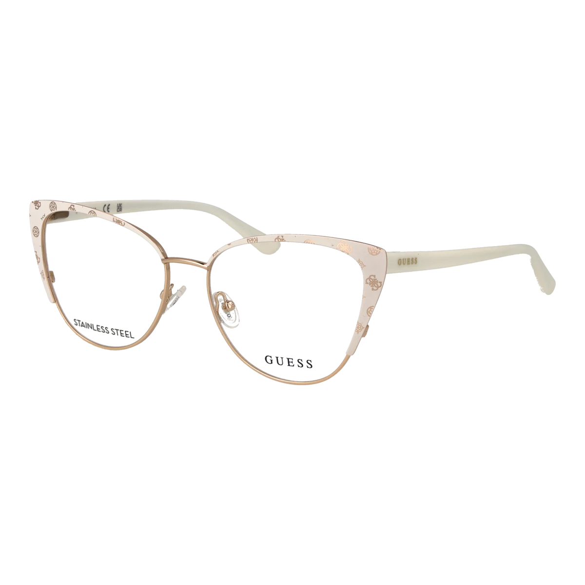 Guess Cat-eye glasses, Metal frame, Guess Optical Frames GU50121 021 53 – Burghley & Co (Image 1)