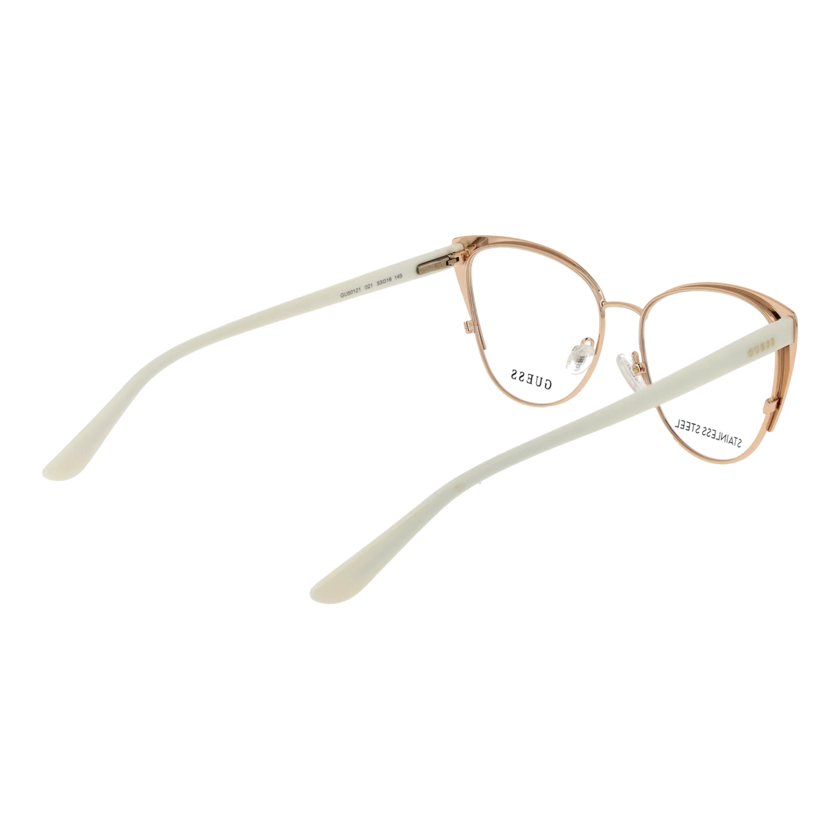 Guess Cat-eye glasses, Metal frame, Guess Optical Frames GU50121 021 53 – Burghley & Co (Image 3)