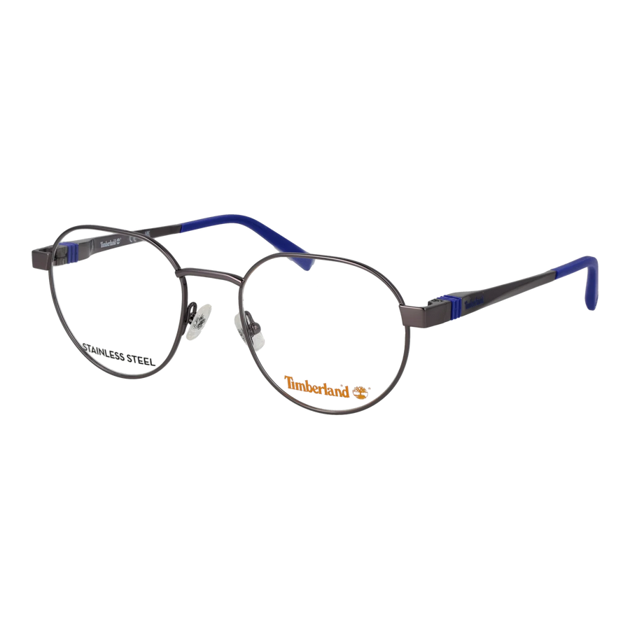 Timberland Round glasses, Metal frame, Timberland Optical Frames TB50028 008 50 – Burghley & Co (Image 1)