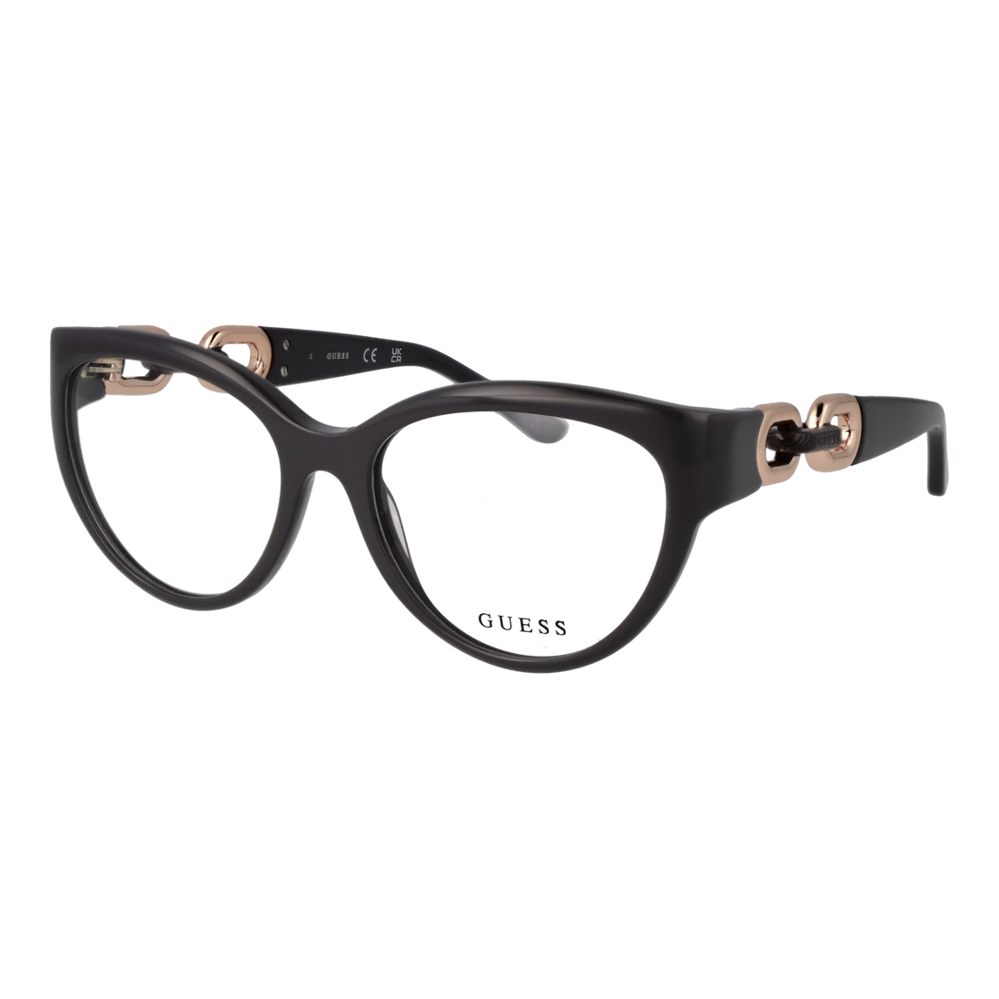 Guess Cat-eye glasses, Acetate frame, Guess Optical Frames GU50182 020 55 – Burghley & Co (Image 1)