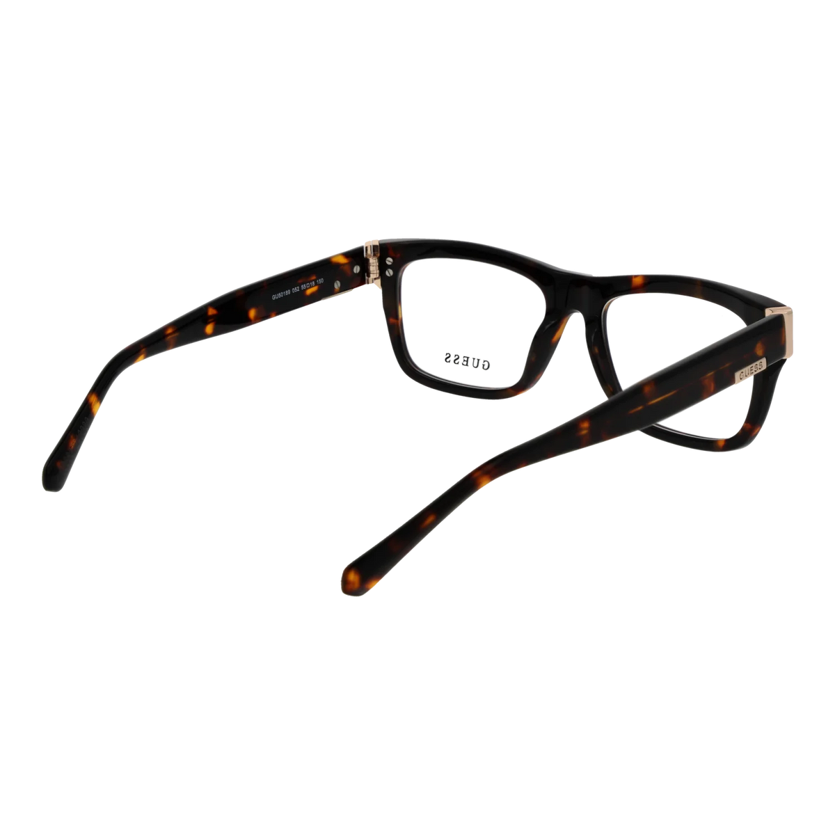 Guess Rectangle glasses, Acetate frame, Guess Optical Frames GU50189 052 55 – Burghley & Co (Image 3)