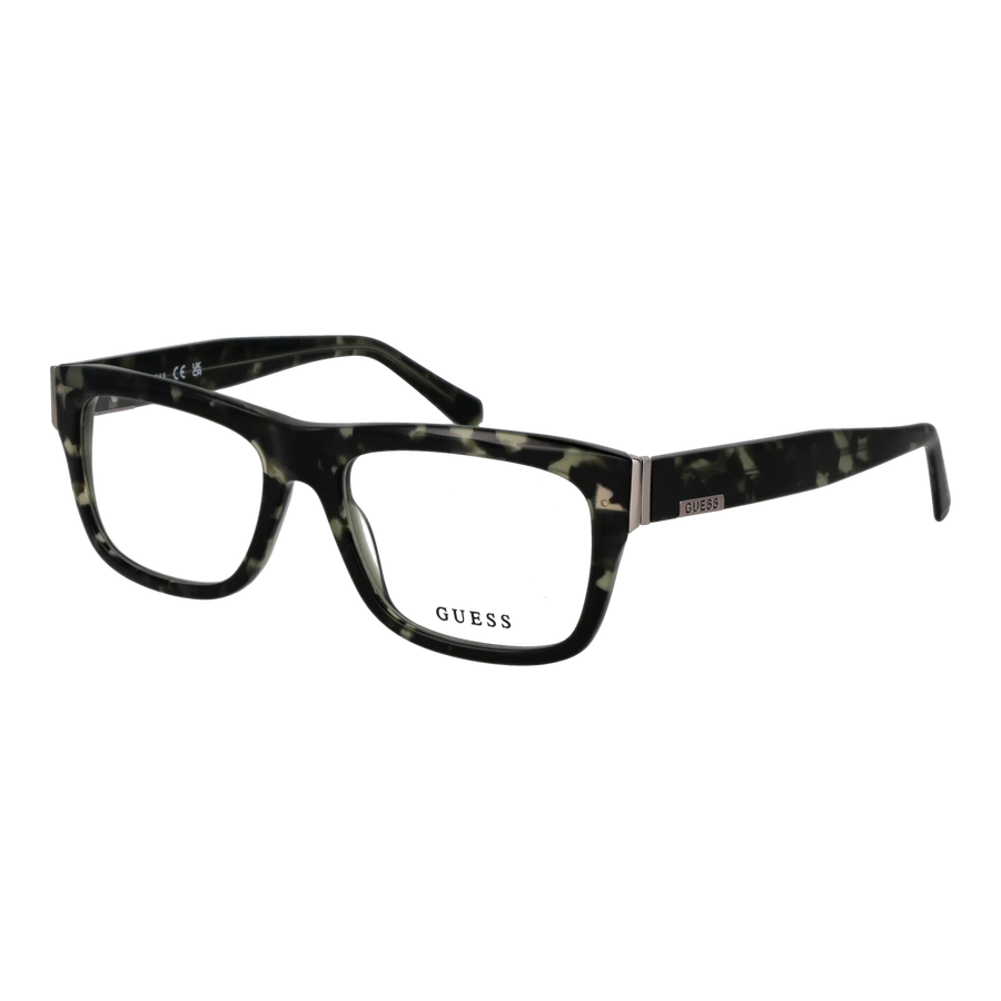 Guess Rectangle glasses, Acetate frame, Guess Optical Frames GU50189 098 55 – Burghley & Co (Image 1)