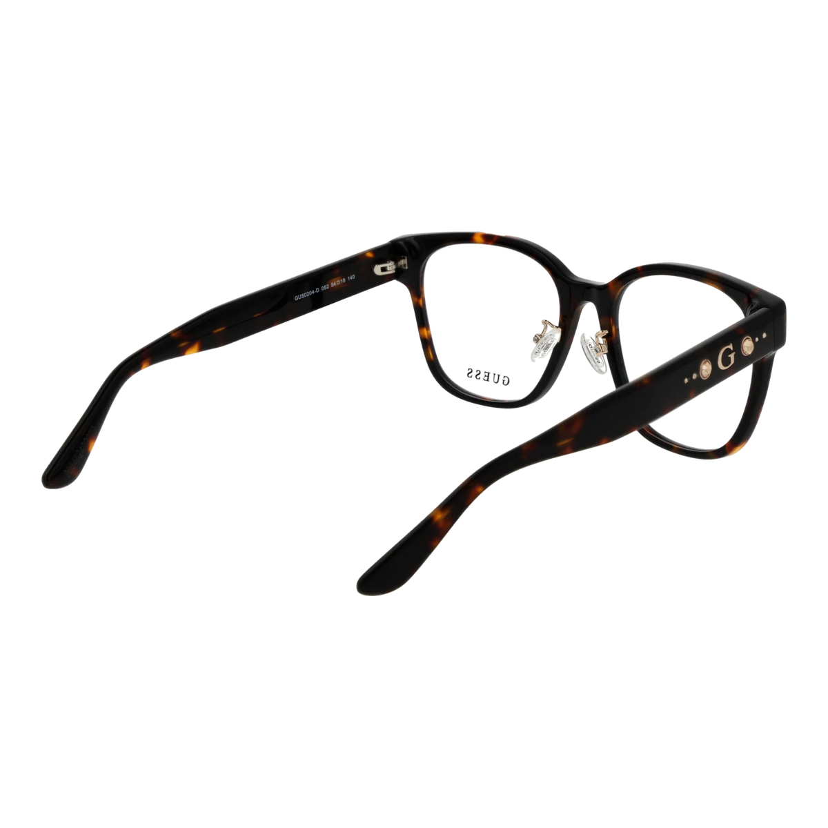 Guess Square glasses, Acetate frame, Guess Optical Frames GU50204-D 052 54 – Burghley & Co (Image 3)