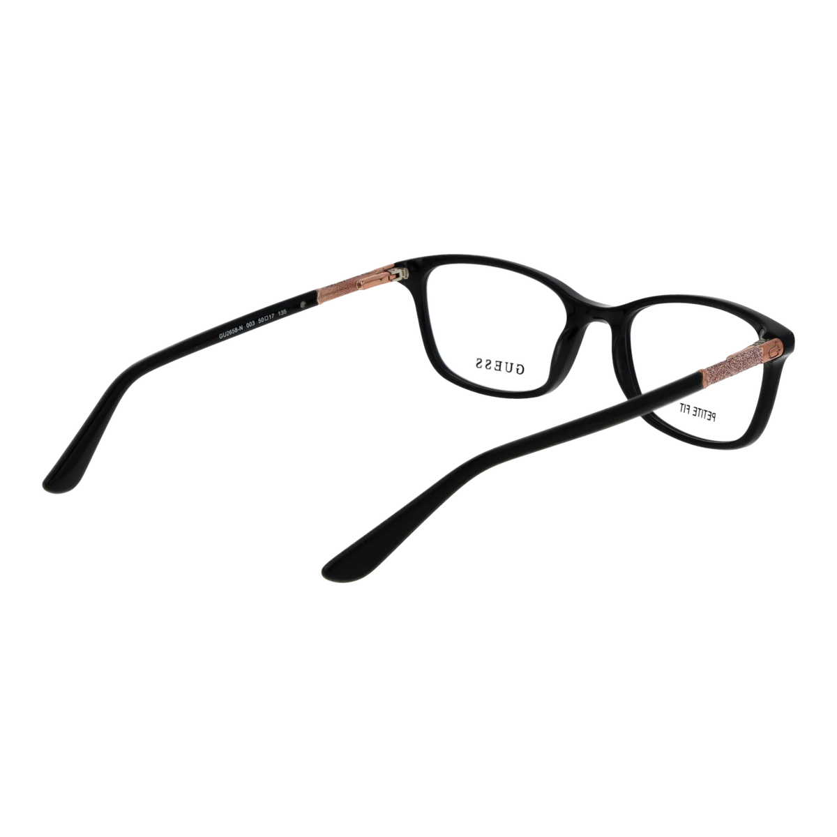 Guess Rectangle glasses, Acetate frame, Guess Optical Frames GU2658-N 003 50 – Burghley & Co (Image 3)