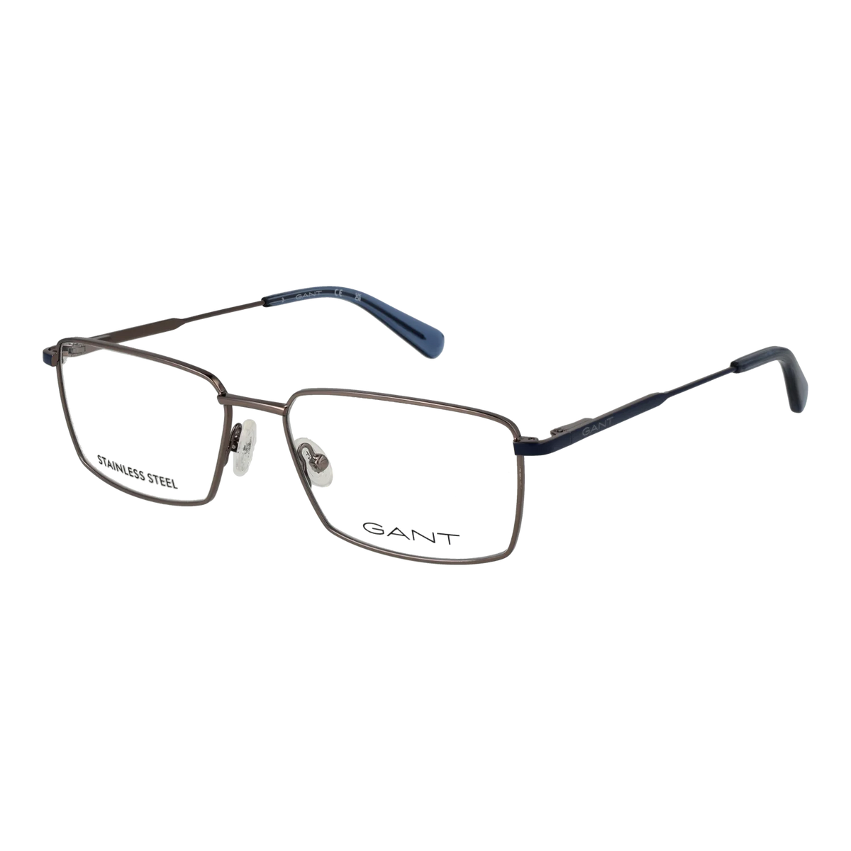 Gant Rectangle glasses, Metal frame, Gant Optical Frames GA50041 012 55 – Burghley & Co (Image 1)