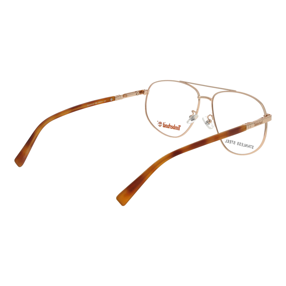 Timberland Aviator glasses, Metal frame, Timberland Optical Frames TB50043-D 032 58 – Burghley & Co (Image 3)