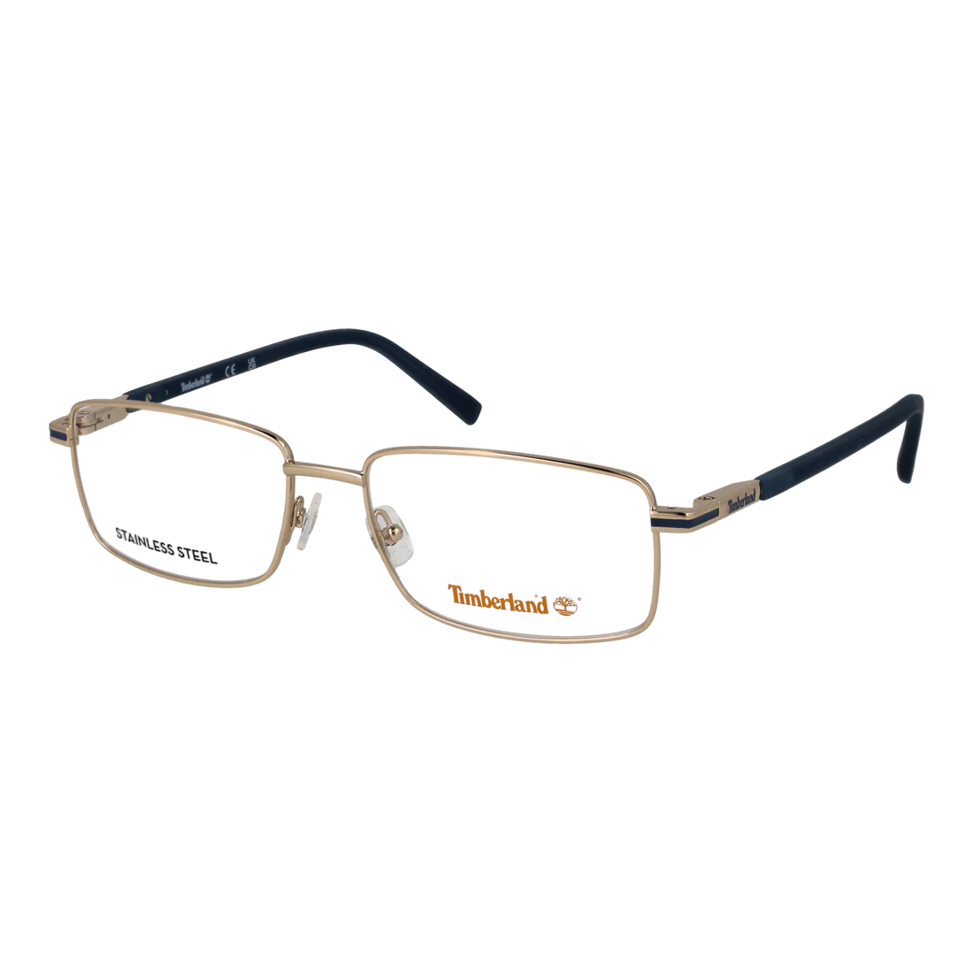 Timberland Rectangle glasses, Metal frame, Timberland Optical Frames TB50048 032 57 – Burghley & Co (Image 1)
