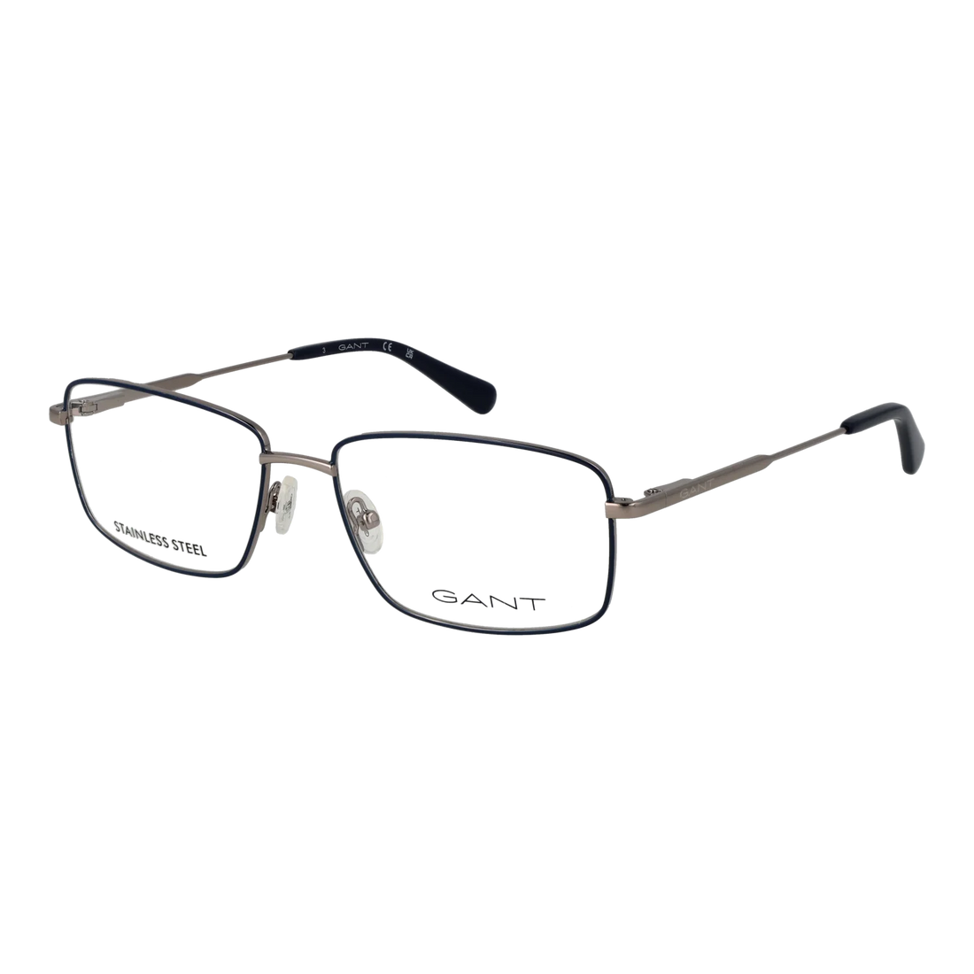 Gant Rectangle glasses, Metal frame, Gant Optical Frames GA50055 091 56 – Burghley & Co (Image 1)