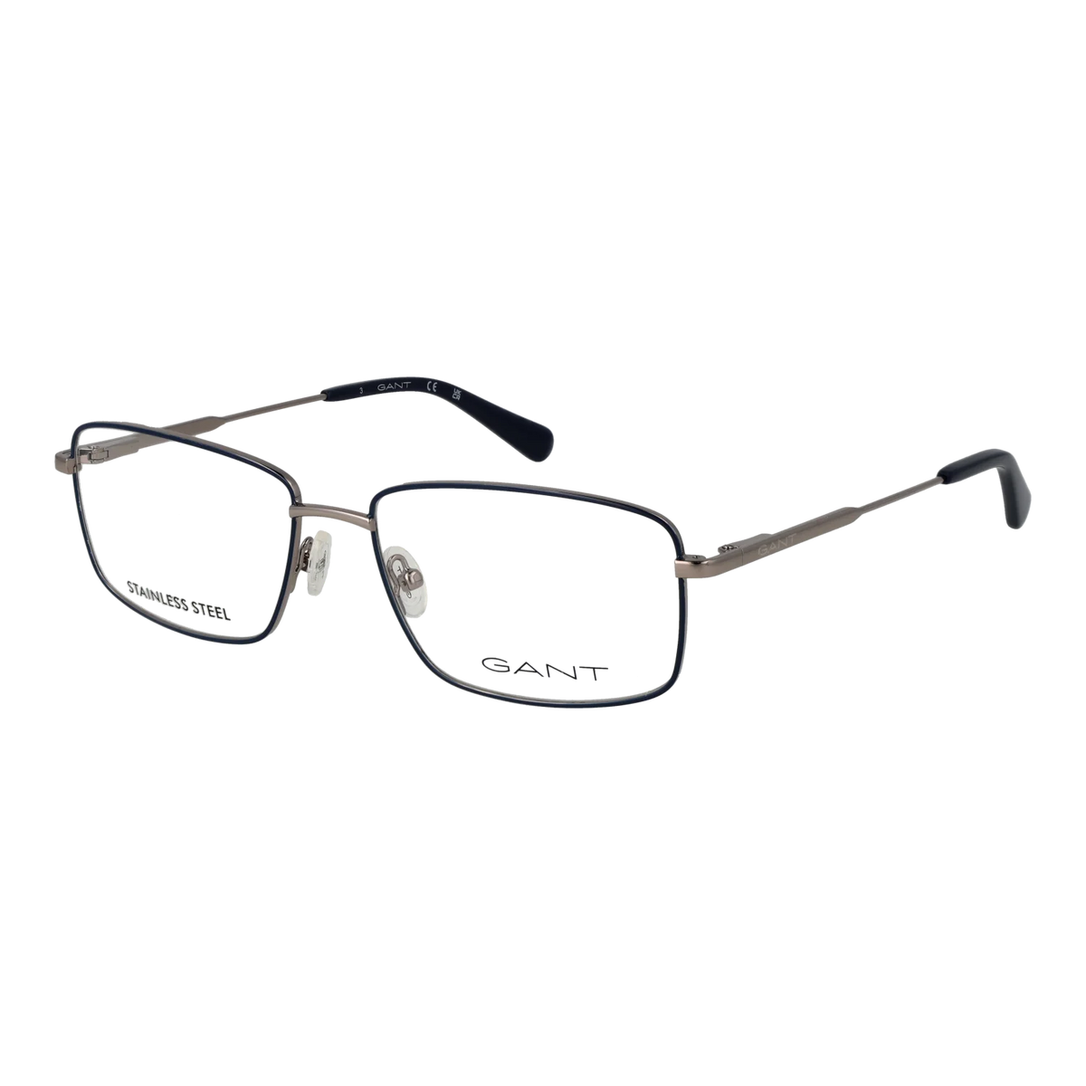 Gant Rectangle glasses, Metal frame, Gant Optical Frames GA50055 091 56 – Burghley & Co (Image 1)