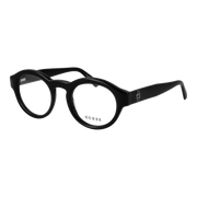 Guess Round glasses, Acetate frame, Guess Optical Frames GU50237 001 47 – Burghley & Co (Image 1)