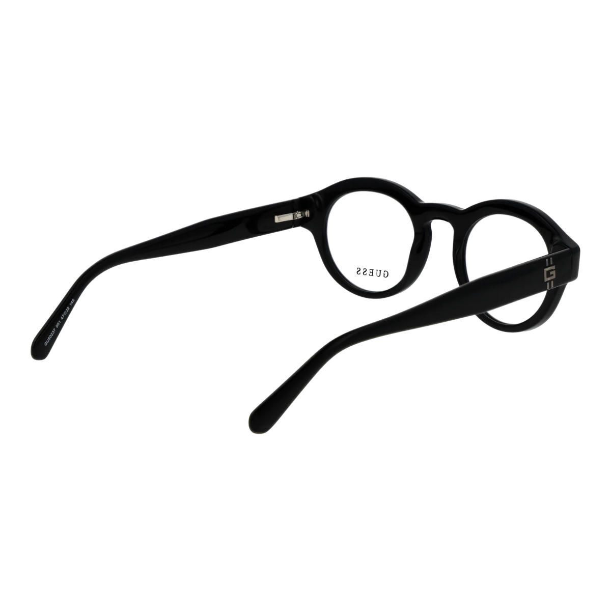Guess Round glasses, Acetate frame, Guess Optical Frames GU50237 001 47 – Burghley & Co (Image 3)
