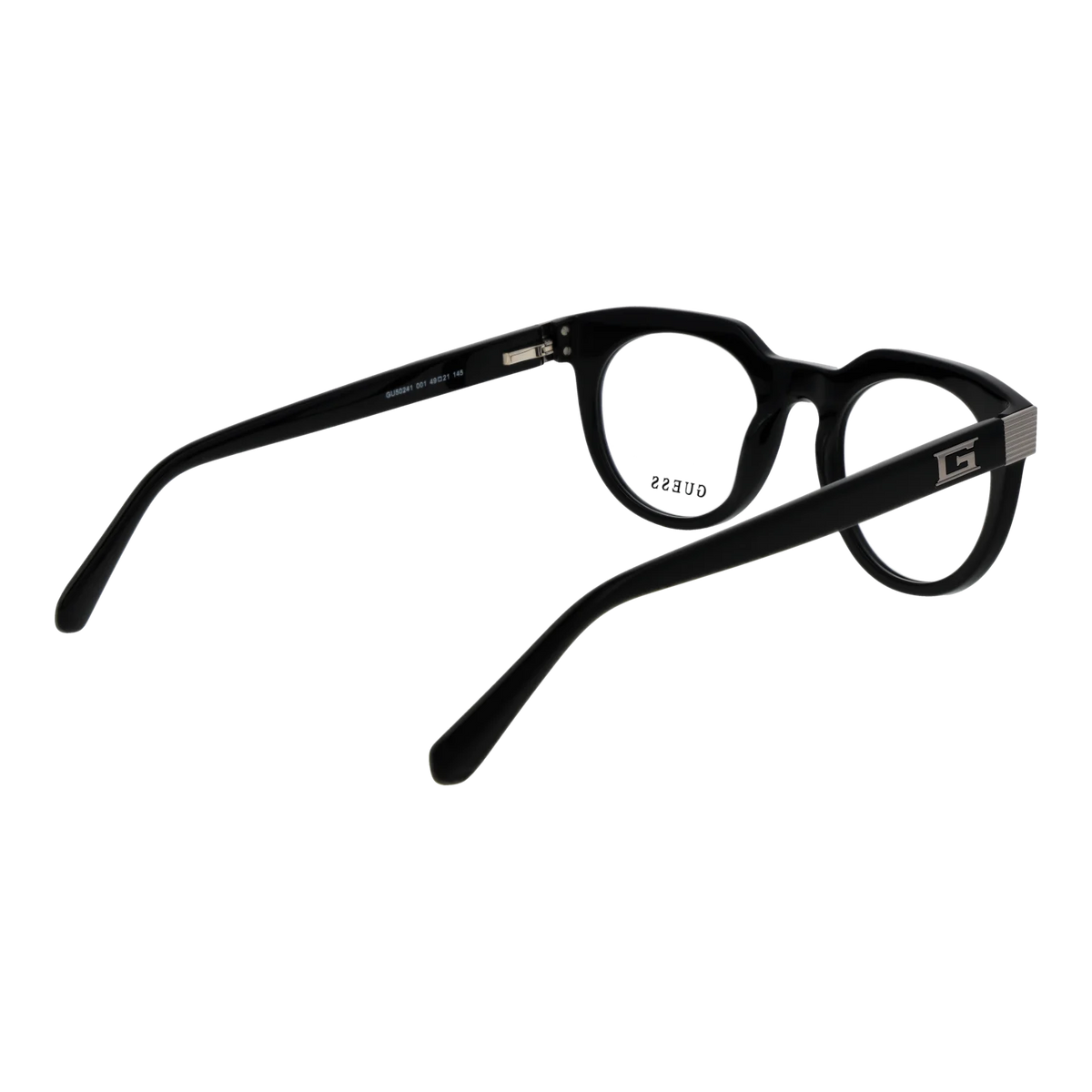 Guess Round glasses, Acetate frame, Guess Optical Frames GU50241 001 49 – Burghley & Co (Image 3)