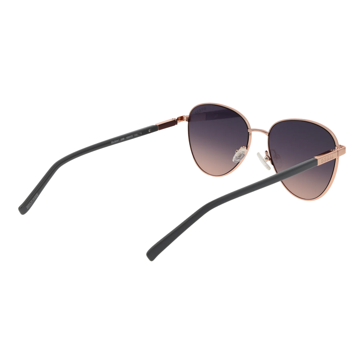 Guess Round sunglasses in  and , Metal frame, Guess Sunglasses GU3041 28B 53 – Burghley & Co (Image 3)