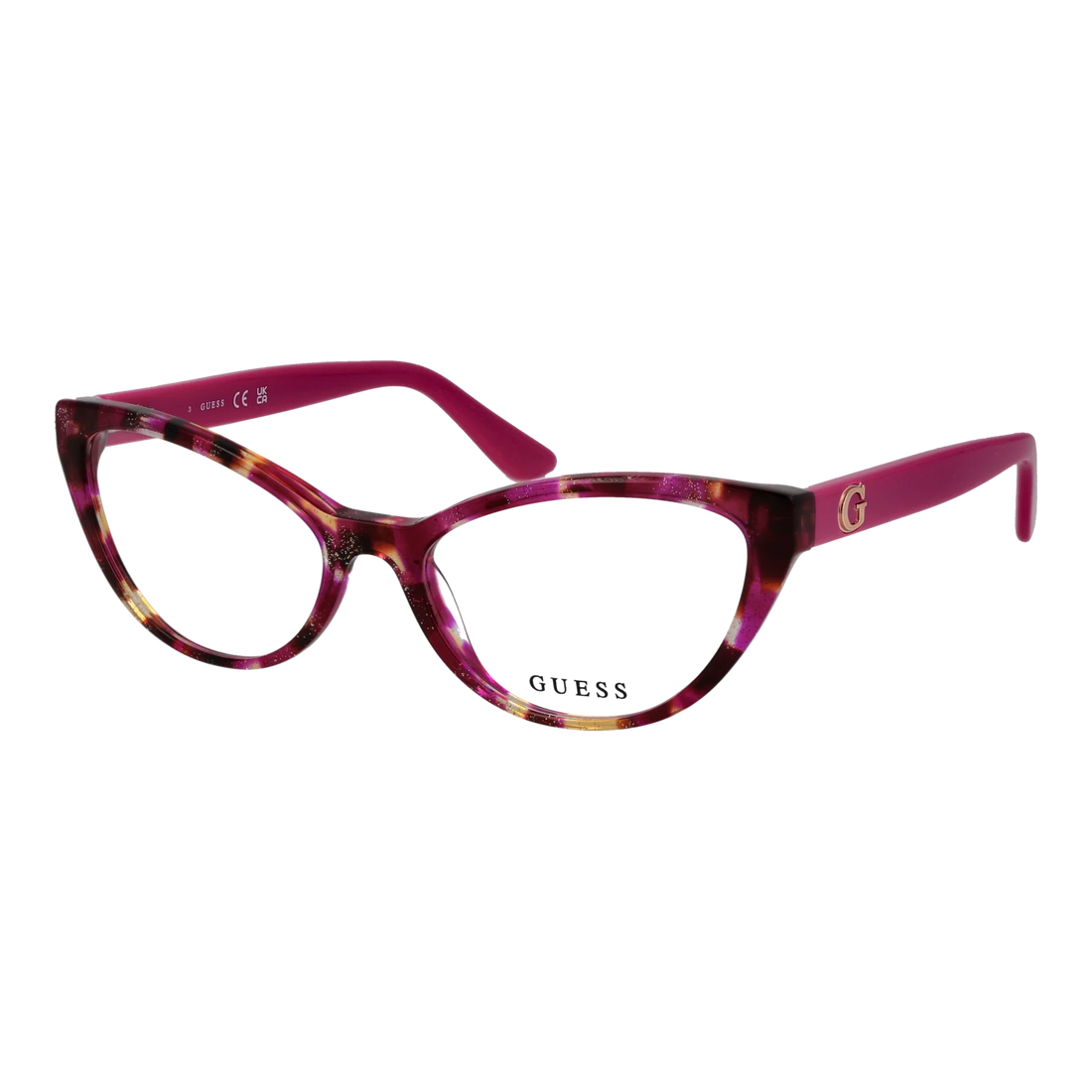 Guess Cat-eye glasses, Acetate frame, Guess Optical Frames GU50236 078 54 – Burghley & Co (Image 1)