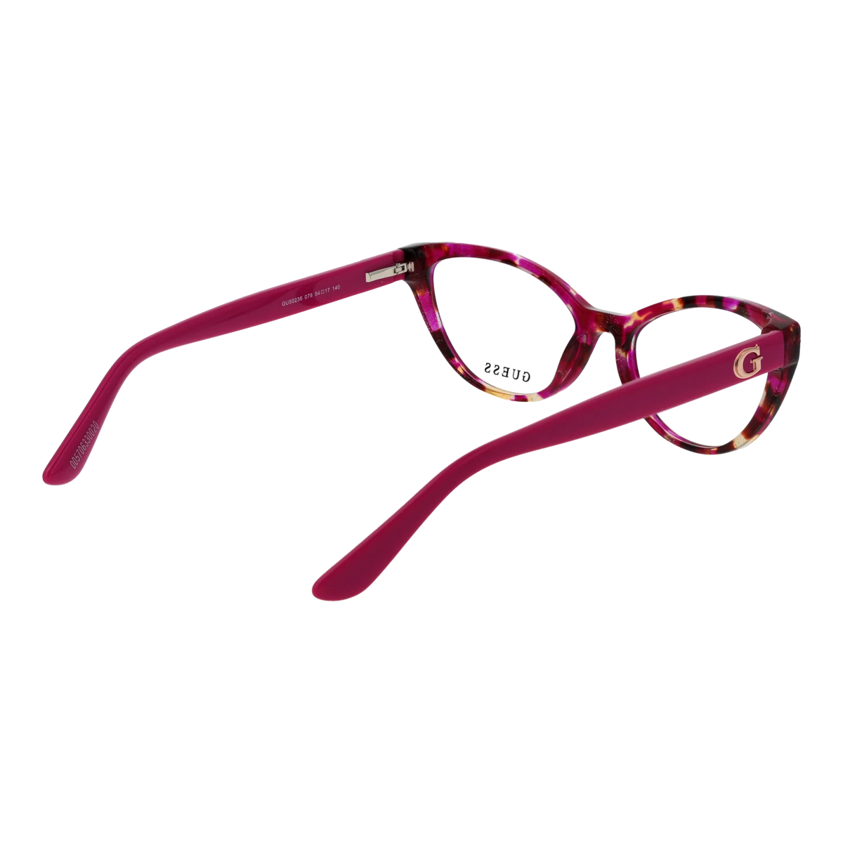 Guess Cat-eye glasses, Acetate frame, Guess Optical Frames GU50236 078 54 – Burghley & Co (Image 3)