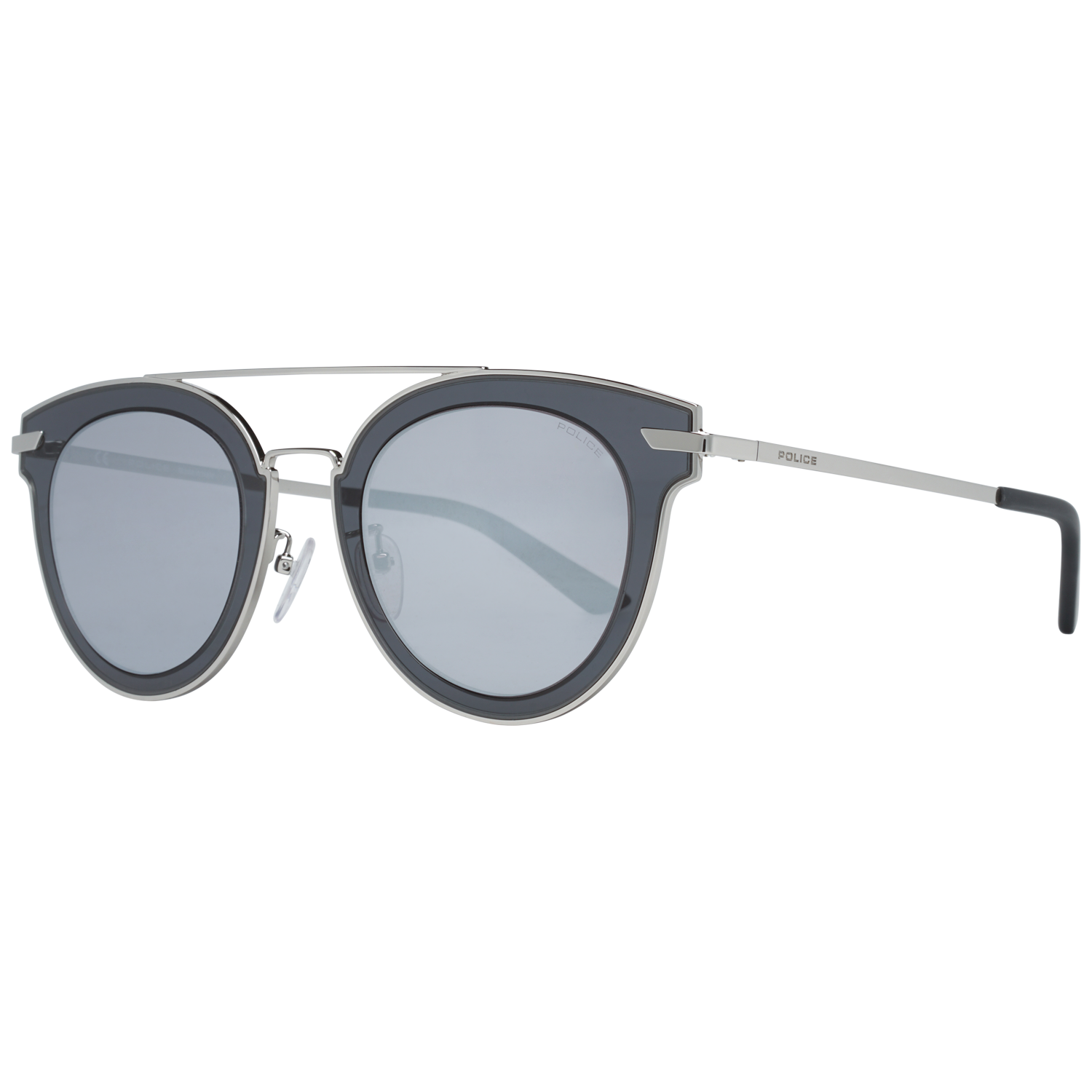 Police Round sunglasses in Silver with Metal frame, model Police Sunglasses SPL543G50579K, from Burghley & Co – Luxury eyewear UK