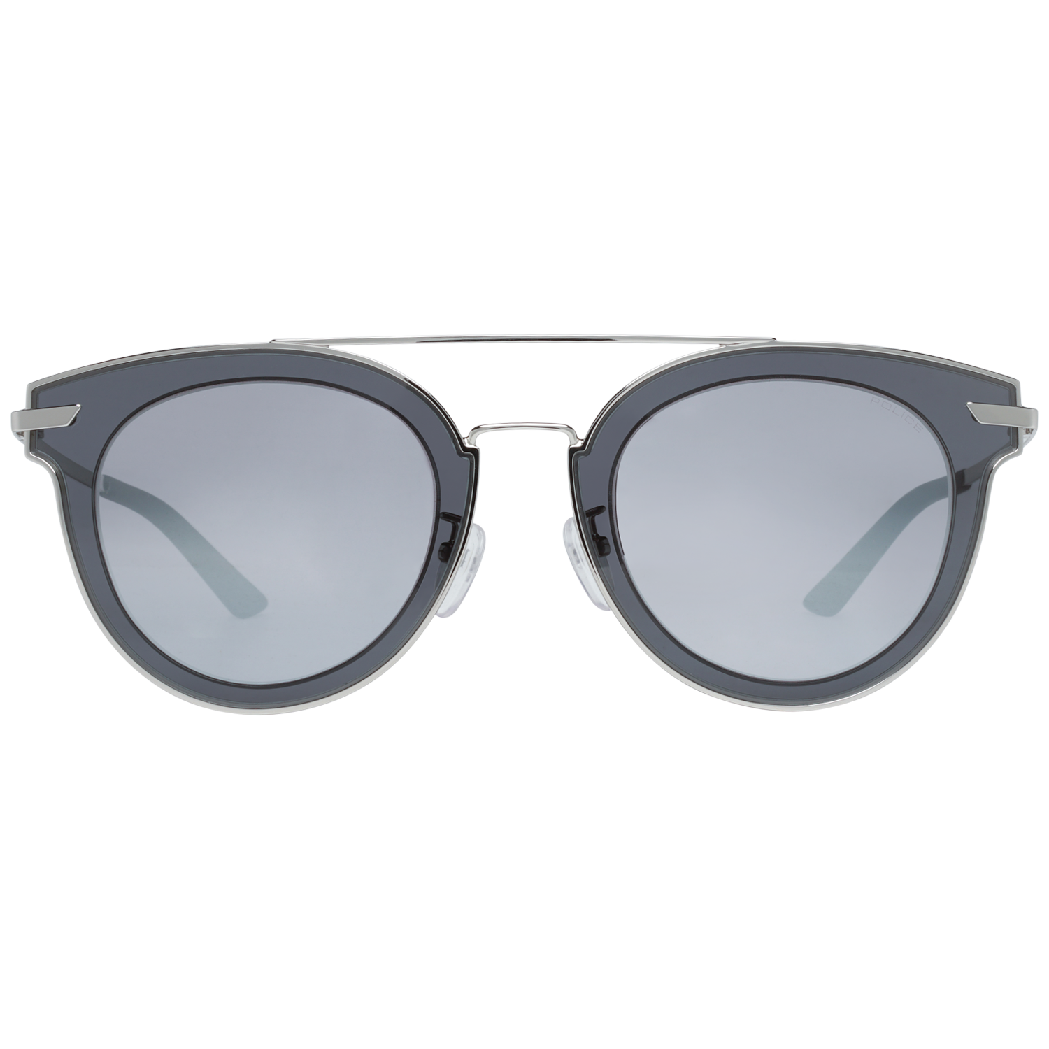 Police Round sunglasses in Silver with Metal frame, model Police Sunglasses SPL543G50579K, from Burghley & Co – Luxury eyewear UK