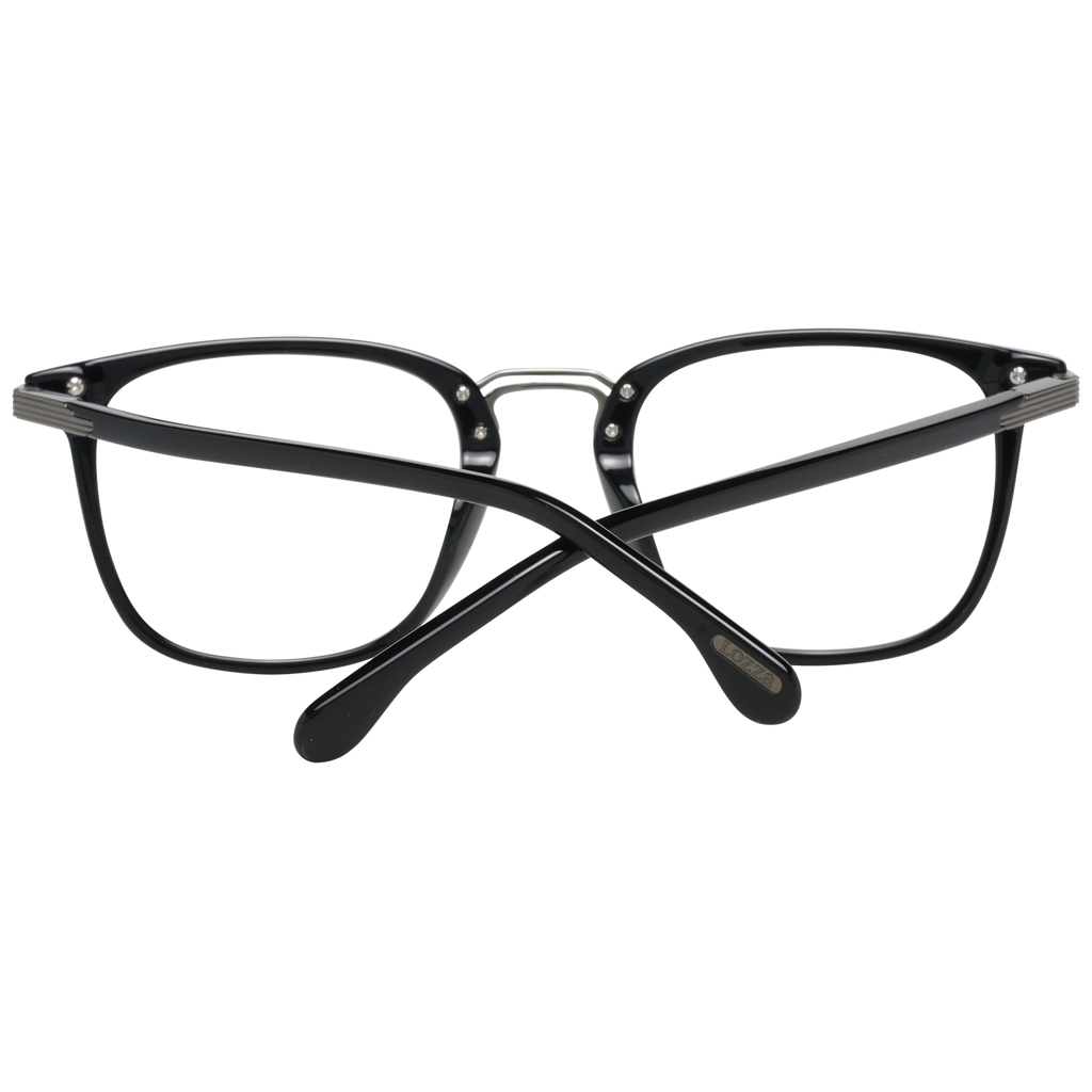 Lozza Square glasses in Black with Plastic frame, model Lozza Optical Frames VL4152 500BLK, from Burghley & Co – Luxury eyewear UK