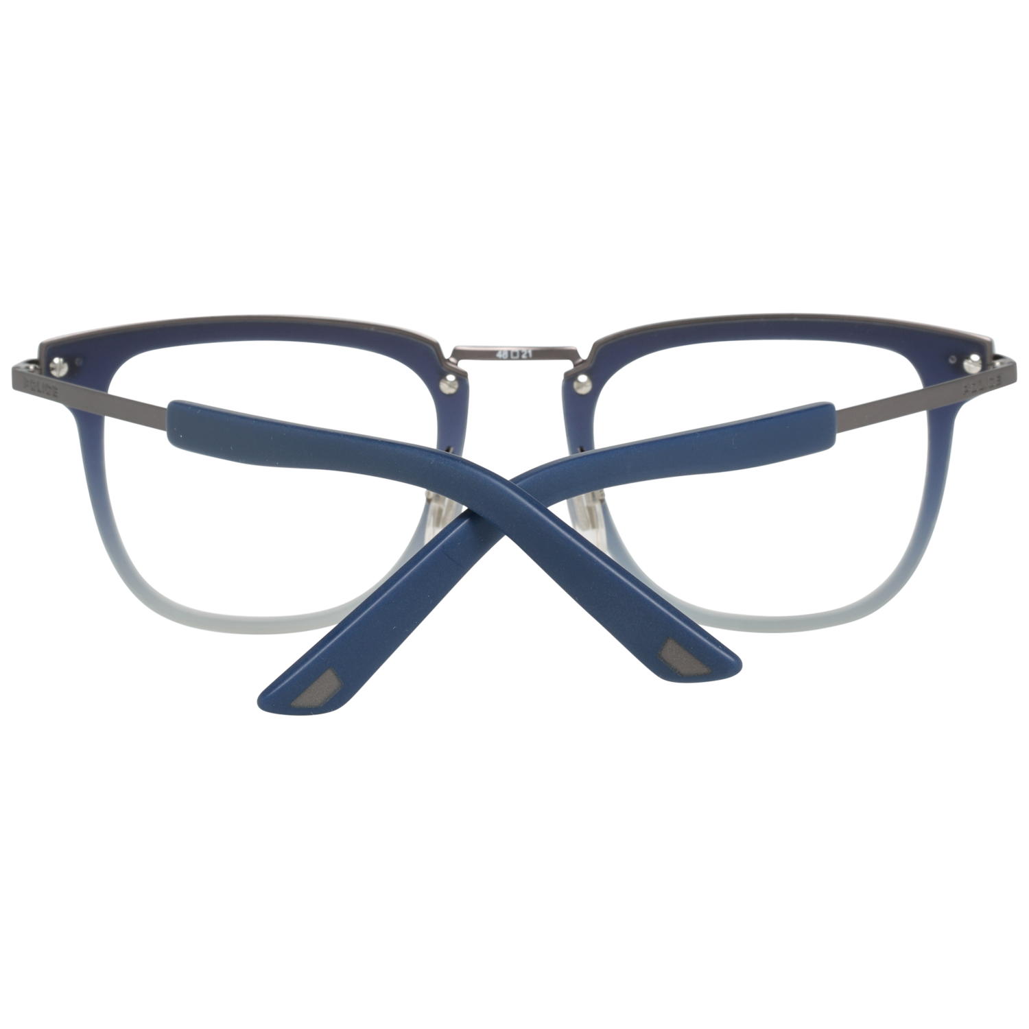 Police Round glasses in Blue with Metal frame, model Police Optical Frames PL566 480627, from Burghley & Co – Luxury eyewear UK