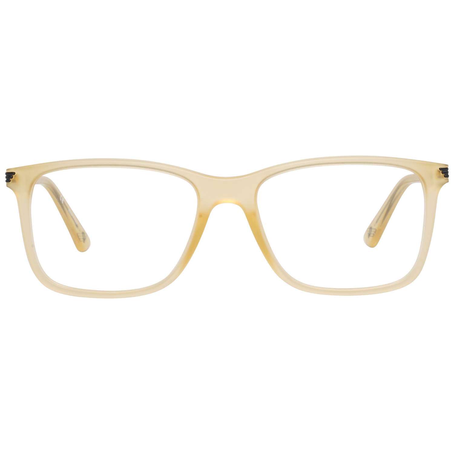 Police glasses in Yellow with Metal frame, model Police Optical Frames VPL563 52858M, from Burghley & Co – Luxury eyewear UK