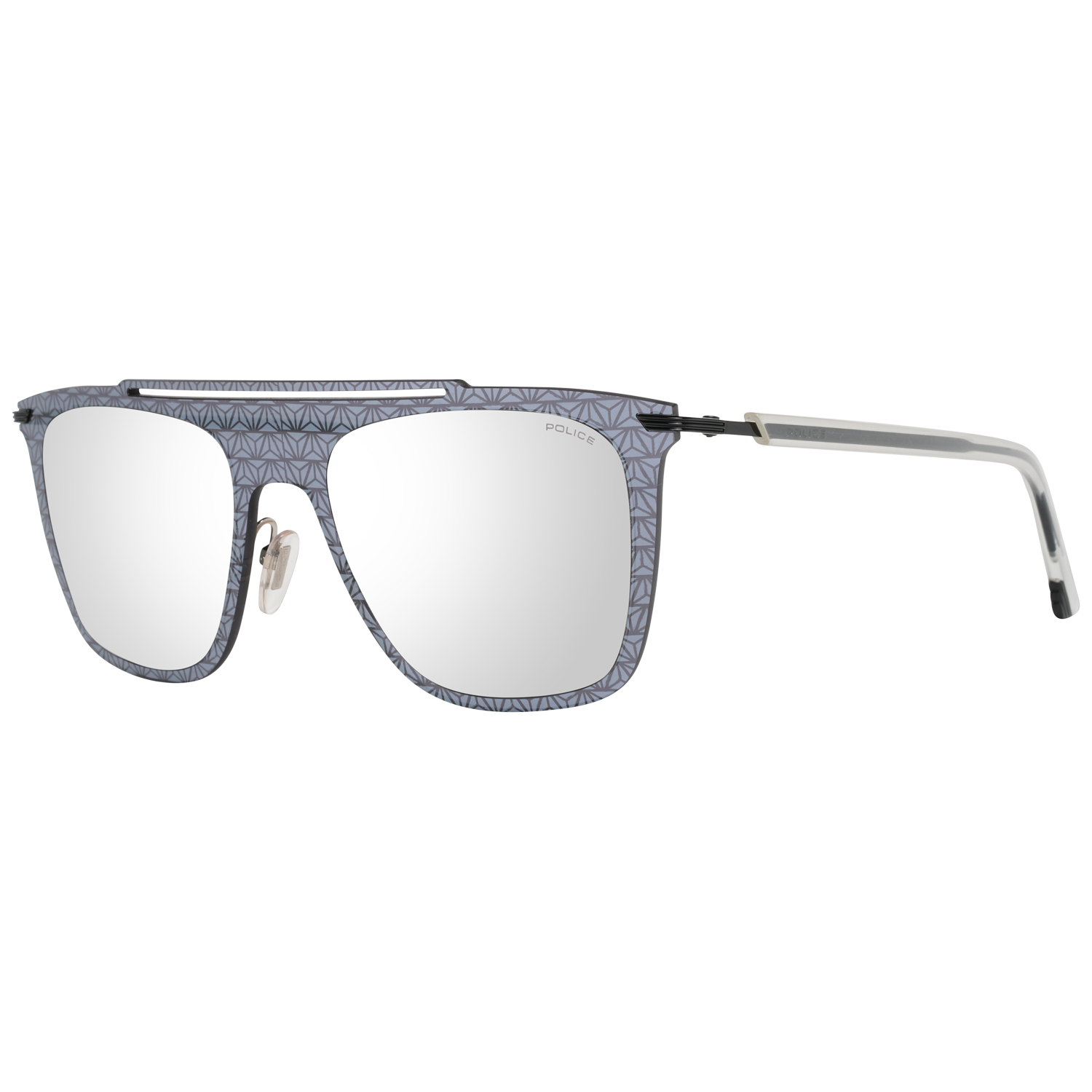 Police Aviator sunglasses in Grey with Plastic frame, model Police Sunglasses SPL581 52530L, from Burghley & Co – Luxury eyewear UK