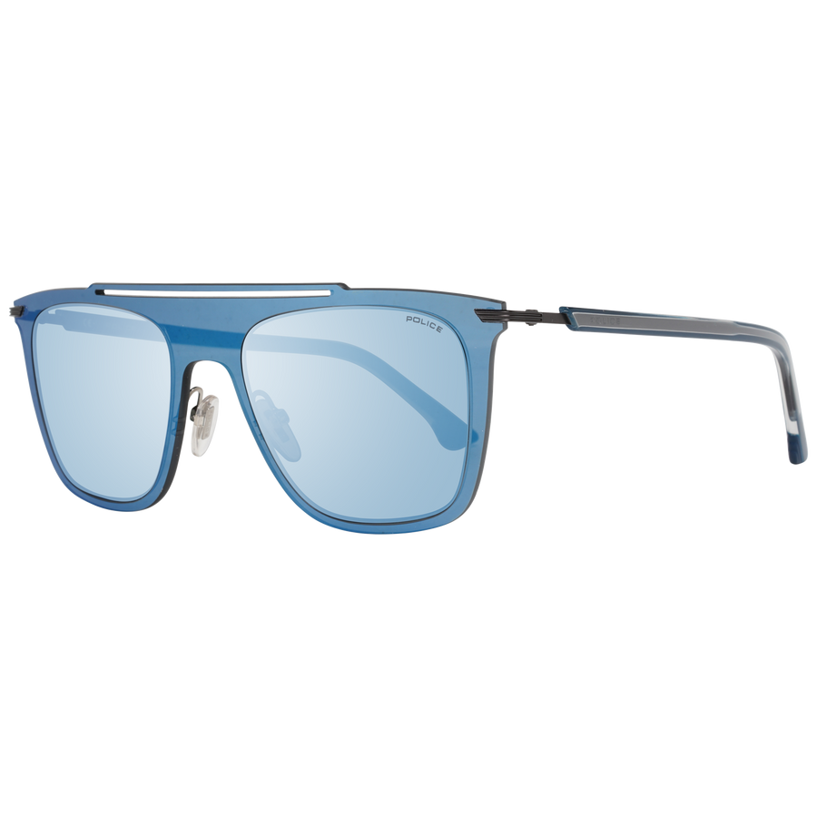 Police Rectangle sunglasses in Blue with Plastic frame, model Police Sunglasses SPL581 52627B, from Burghley & Co – Luxury eyewear UK