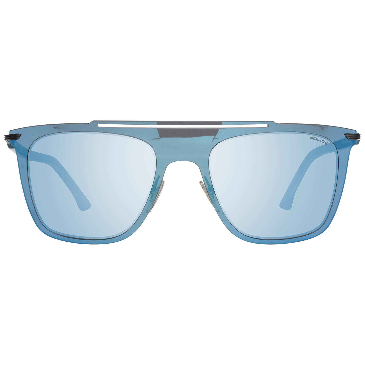 Police Rectangle sunglasses in Blue with Plastic frame, model Police Sunglasses SPL581 627B 52, from Burghley & Co – Luxury eyewear UK
