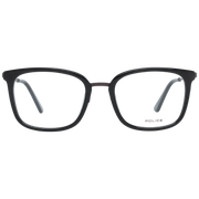 Police Rectangle glasses in Black with Metal frame, model Police Optical Frames VPL561 510700, from Burghley & Co – Luxury eyewear UK