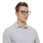 Police Rectangle glasses in Black with Metal frame, model Police Optical Frames VPL561 510700, from Burghley & Co – Luxury eyewear UK
