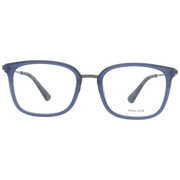Police Rectangle glasses in Blue with Metal frame, model Police Optical Frames VPL561 51955M, from Burghley & Co – Luxury eyewear UK