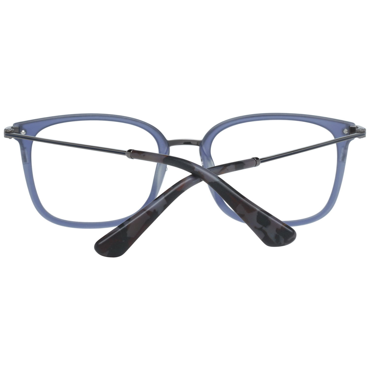 Police Rectangle glasses in Blue with Metal frame, model Police Optical Frames VPL561 51955M, from Burghley & Co – Luxury eyewear UK