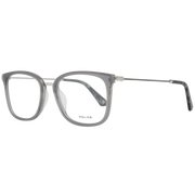 Police Square glasses in Grey with Metal frame, model Police Optical Frames PL561 51M78M, from Burghley & Co – Luxury eyewear UK