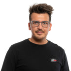 Police Square glasses in Grey with Metal frame, model Police Optical Frames PL561 51M78M, from Burghley & Co – Luxury eyewear UK