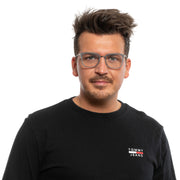 Police Square glasses in Grey with Metal frame, model Police Optical Frames PL561 51M78M, from Burghley & Co – Luxury eyewear UK