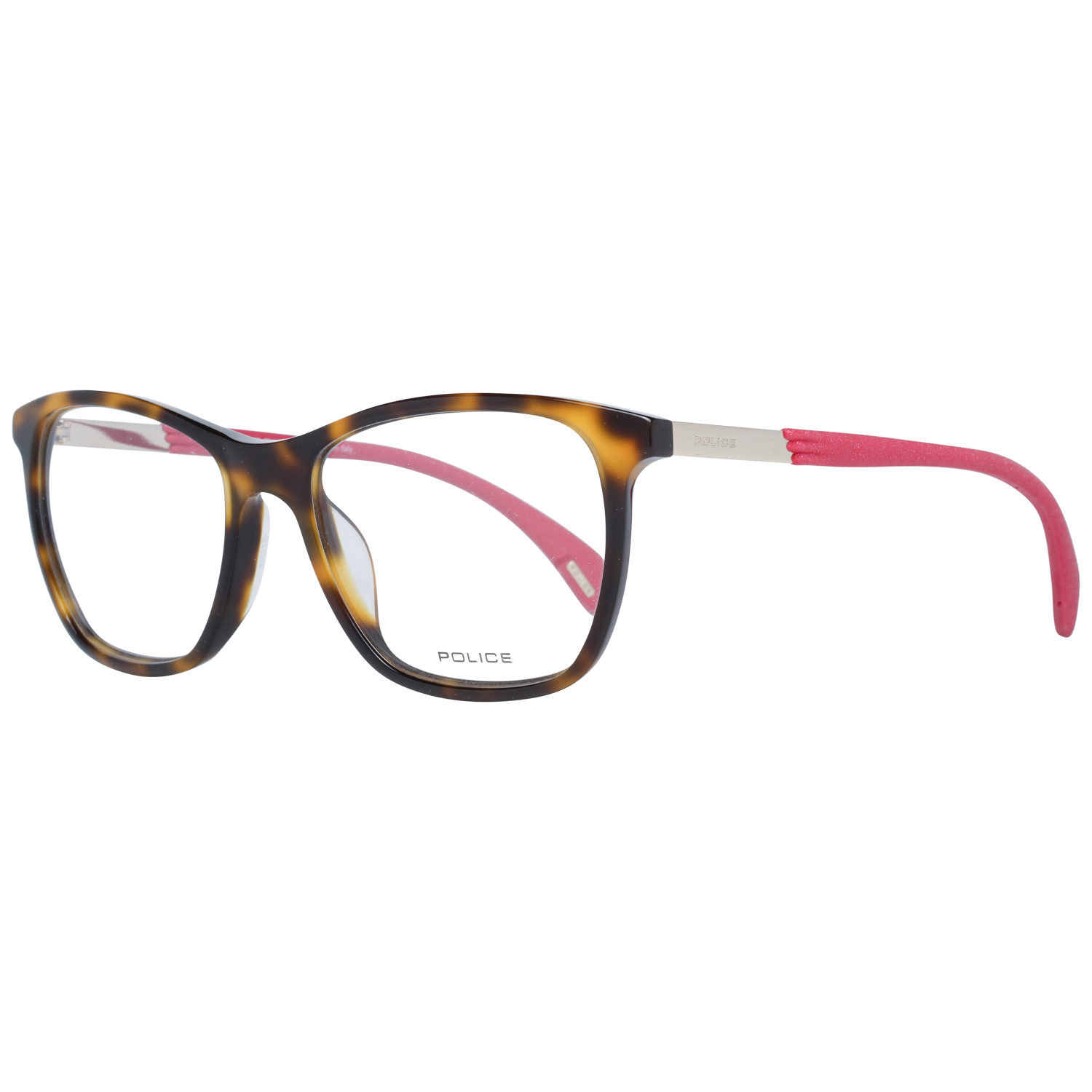 Police Rectangle glasses in Brown with Metal frame, model Police Optical Frames PL630 5109AJ, from Burghley & Co – Luxury eyewear UK