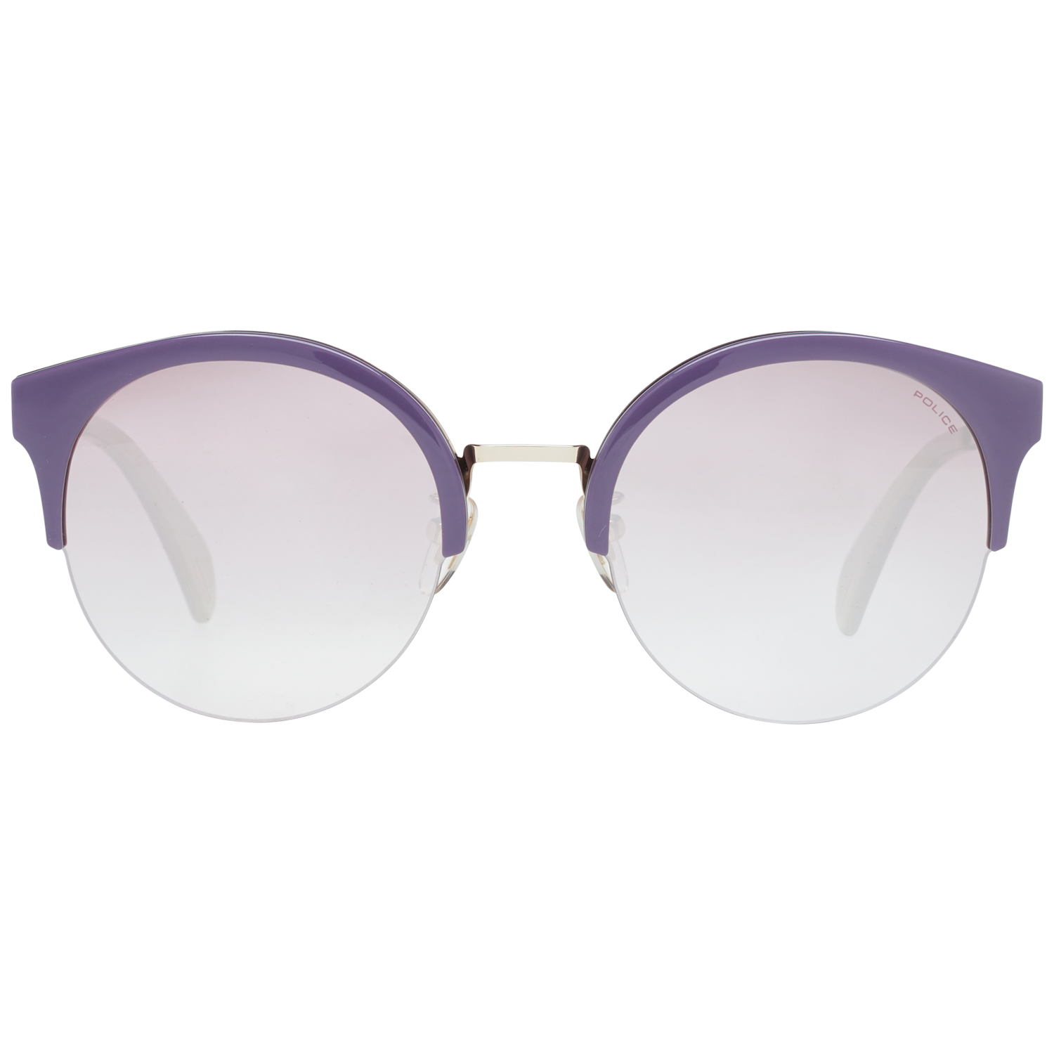 Police Round sunglasses in Gold with Metal frame, model Police Sunglasses SPL615 61300X, from Burghley & Co – Luxury eyewear UK