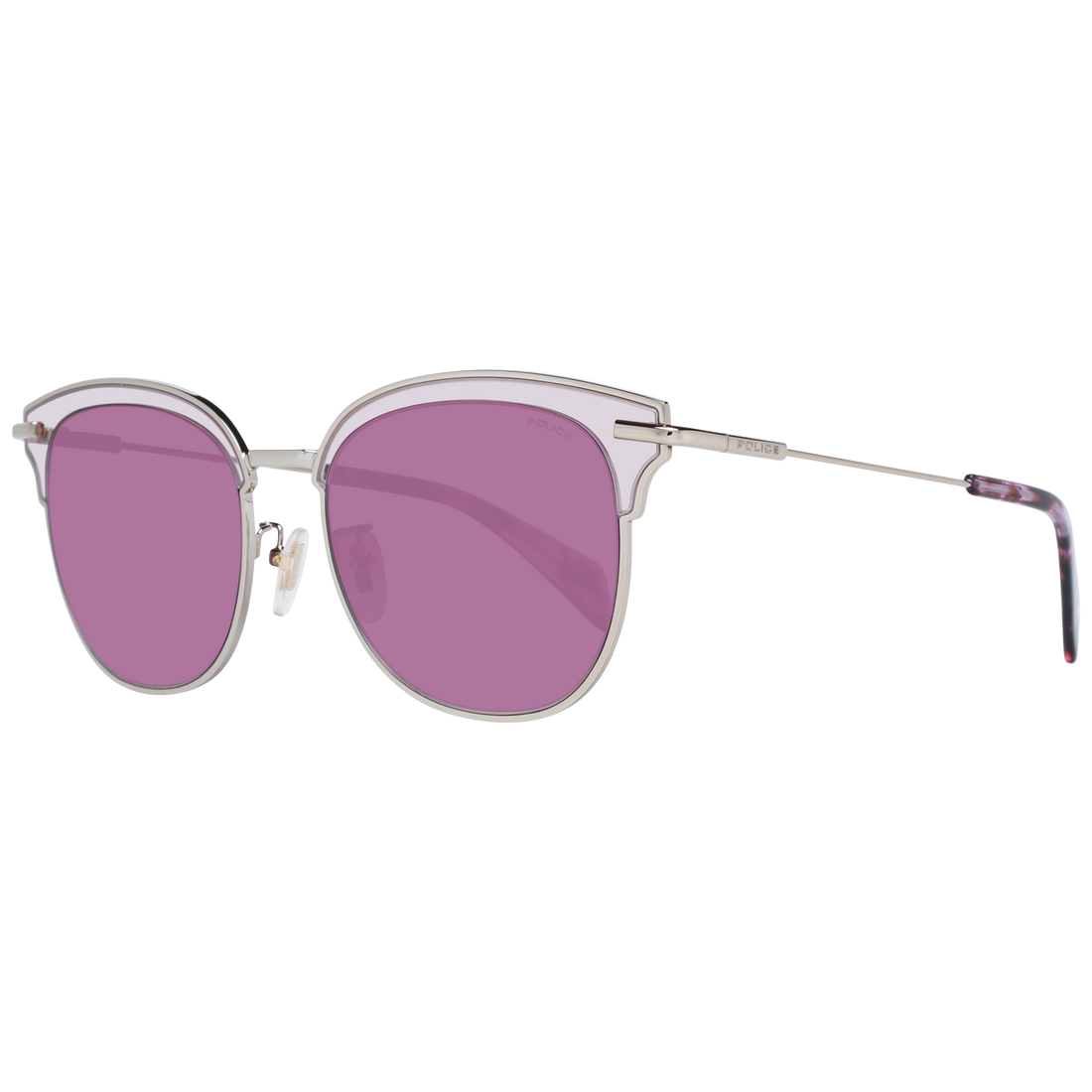 Police sunglasses in Red with Metal frame, model Police Sunglasses PL622 5308FF, from Burghley & Co – Luxury eyewear UK