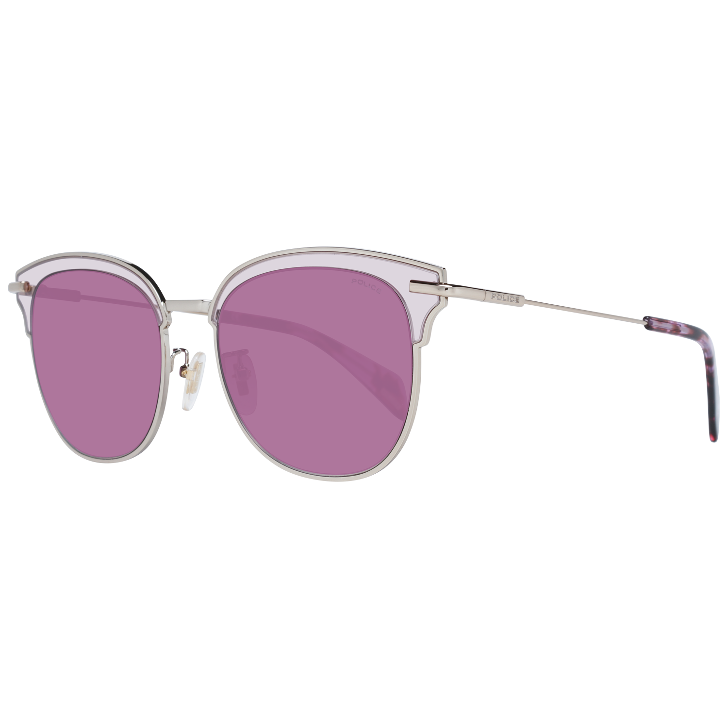 Police sunglasses in Red with Metal frame, model Police Sunglasses PL622 5308FF, from Burghley & Co – Luxury eyewear UK