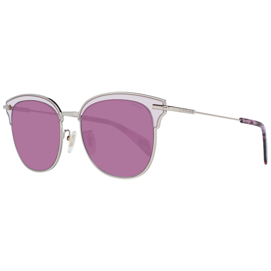 Police sunglasses in Red with Metal frame, model Police Sunglasses PL622 5308FF, from Burghley & Co – Luxury eyewear UK