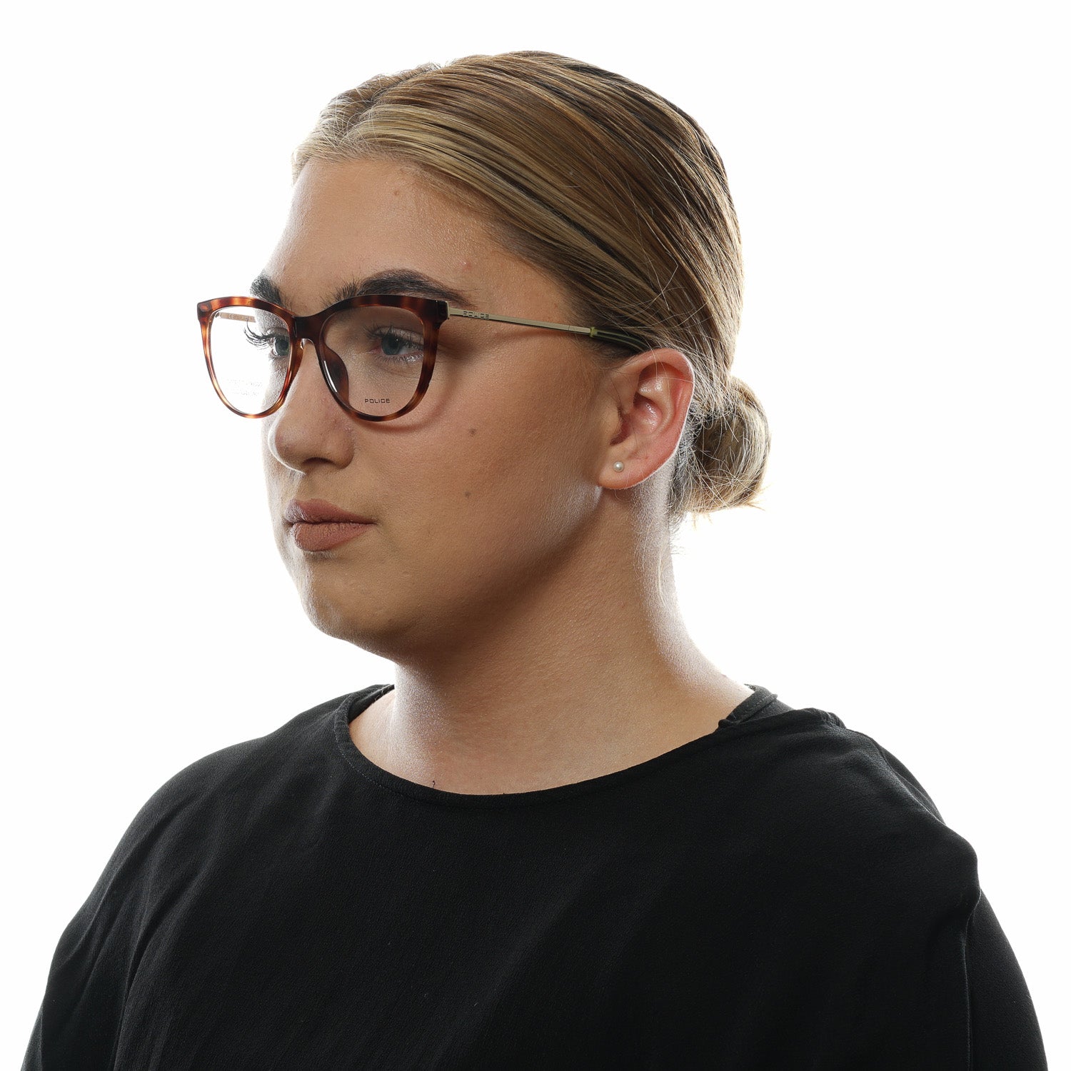 Police glasses in Brown with Metal frame, model Police Optical Frames PL625 5309AJ, from Burghley & Co – Luxury eyewear UK