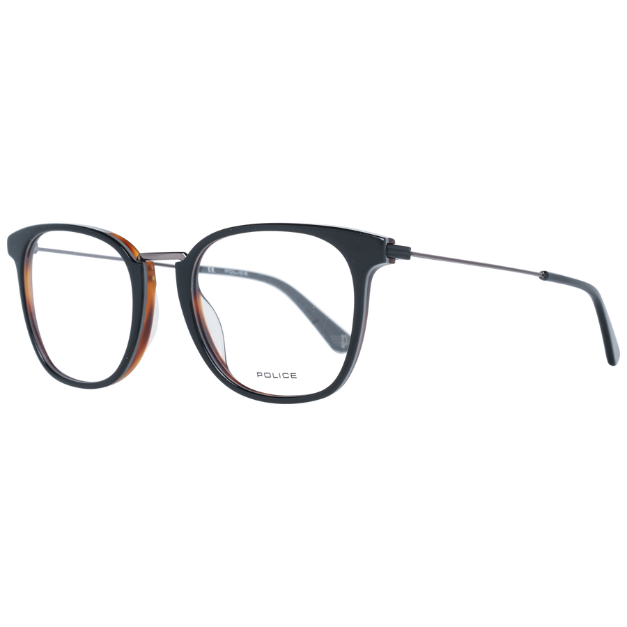 Police Round glasses in Black with Metal frame, model Police Optical Frames PL686 510NK7, from Burghley & Co – Luxury eyewear UK