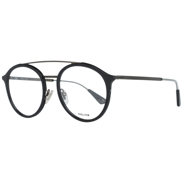 Police Aviator glasses in Black with Metal frame, model Police Optical Frames VPL688 520700, from Burghley & Co – Luxury eyewear UK