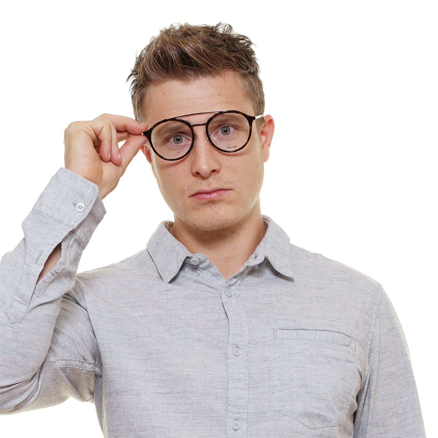 Police Optical Frames – Police Optical Frame VPL688 0786 52 – Luxury Eyewear UK – Burghley & Co